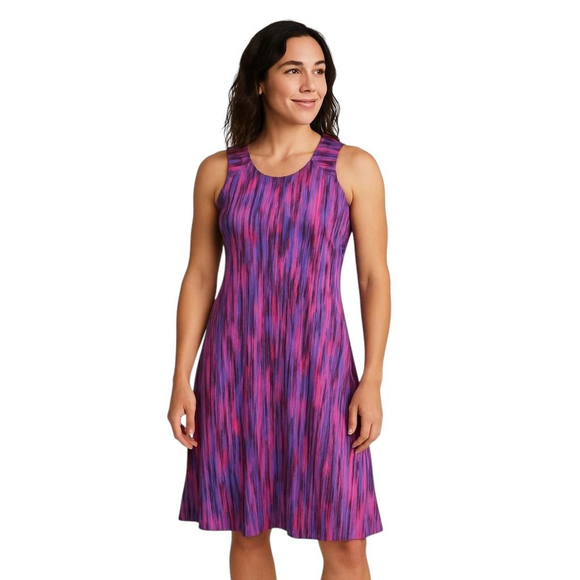 Prana Dresses & Skirts - Prana Azalea Dress Purple Pink Patterned Extra Small XS